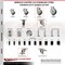 Service Caster 4 Inch 316SS Thermoplastic Rubber Swivel 1-1/2 Inch Stem Caster Set Brake SCC SCC-SS316EX20S414-TPRB-TLB-112-4 - alternate 4